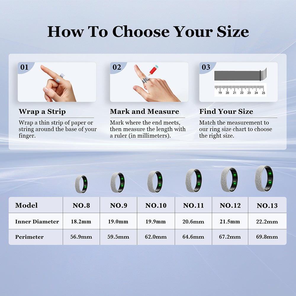 Smart Ring for Women Fitness Ring Heart Rate Monitor