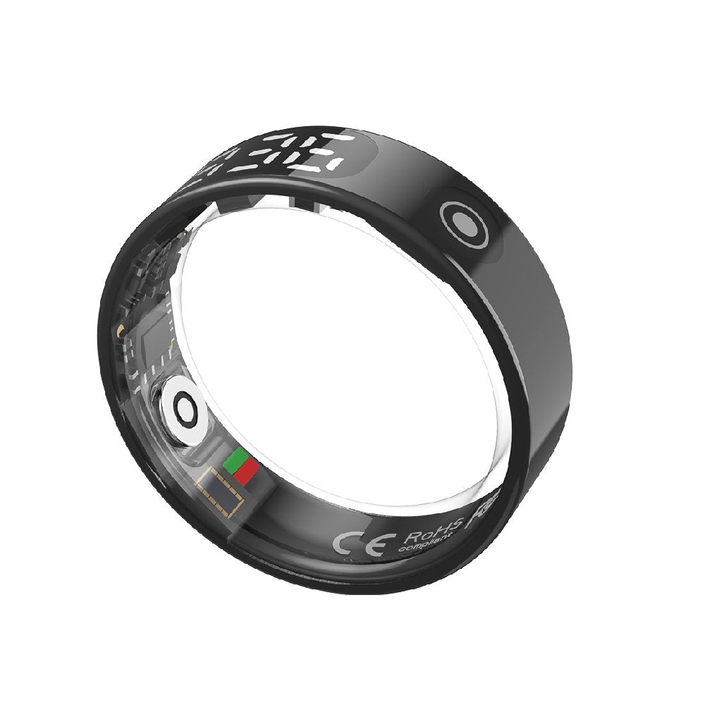 Smart Ring Health with LED Display Screen Health Fitness Tracker